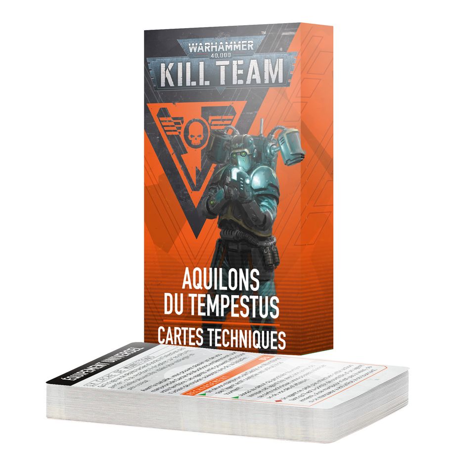 Kill Team: Aquilons du Tempestus – Cartes Techniques - flash vidéo