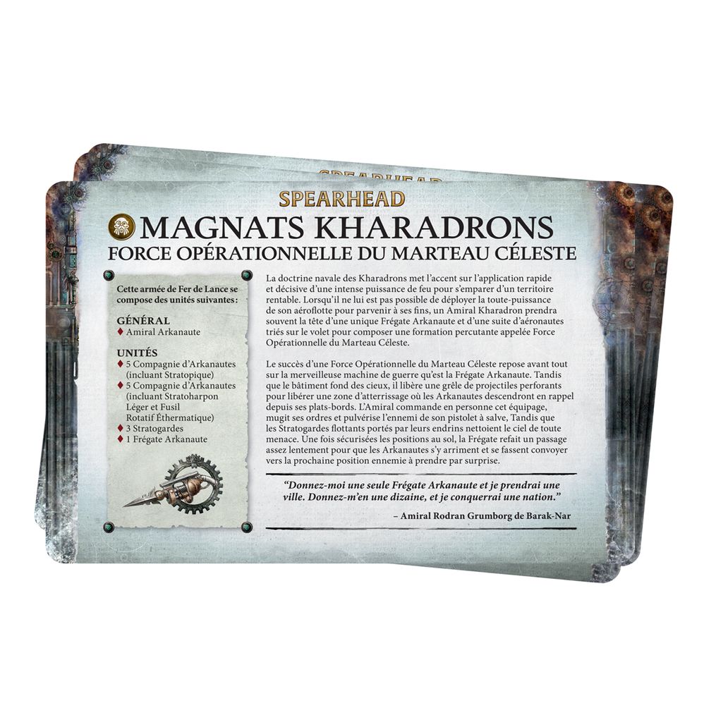 PACK DE FACTION: KHARADRON OVERLORDS FRA - flash vidéo
