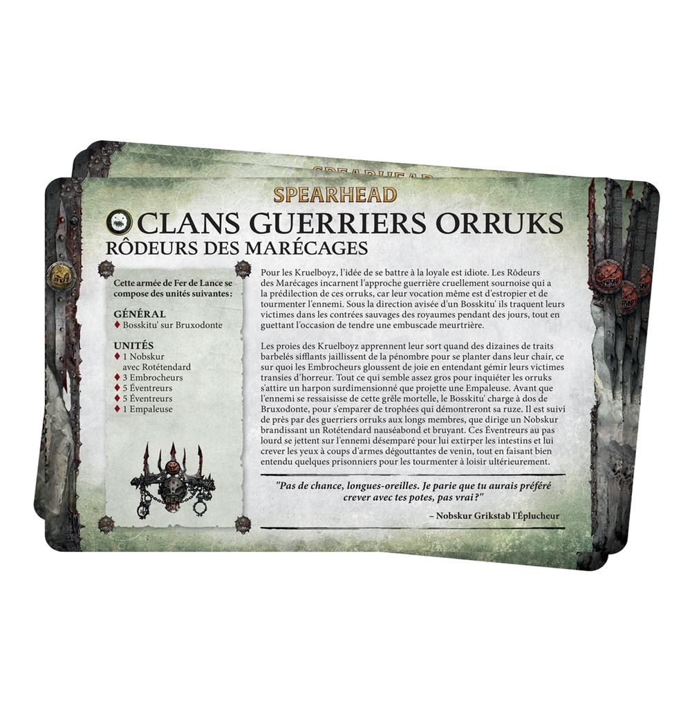 PACK DE FACTION: ORRUK WARCLANS (FRA) - flash vidéo