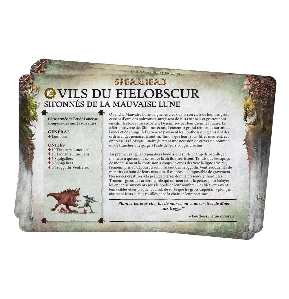 PACK DE FACTION: GLOOMSPITE GITZ (FRA) - flash vidéo