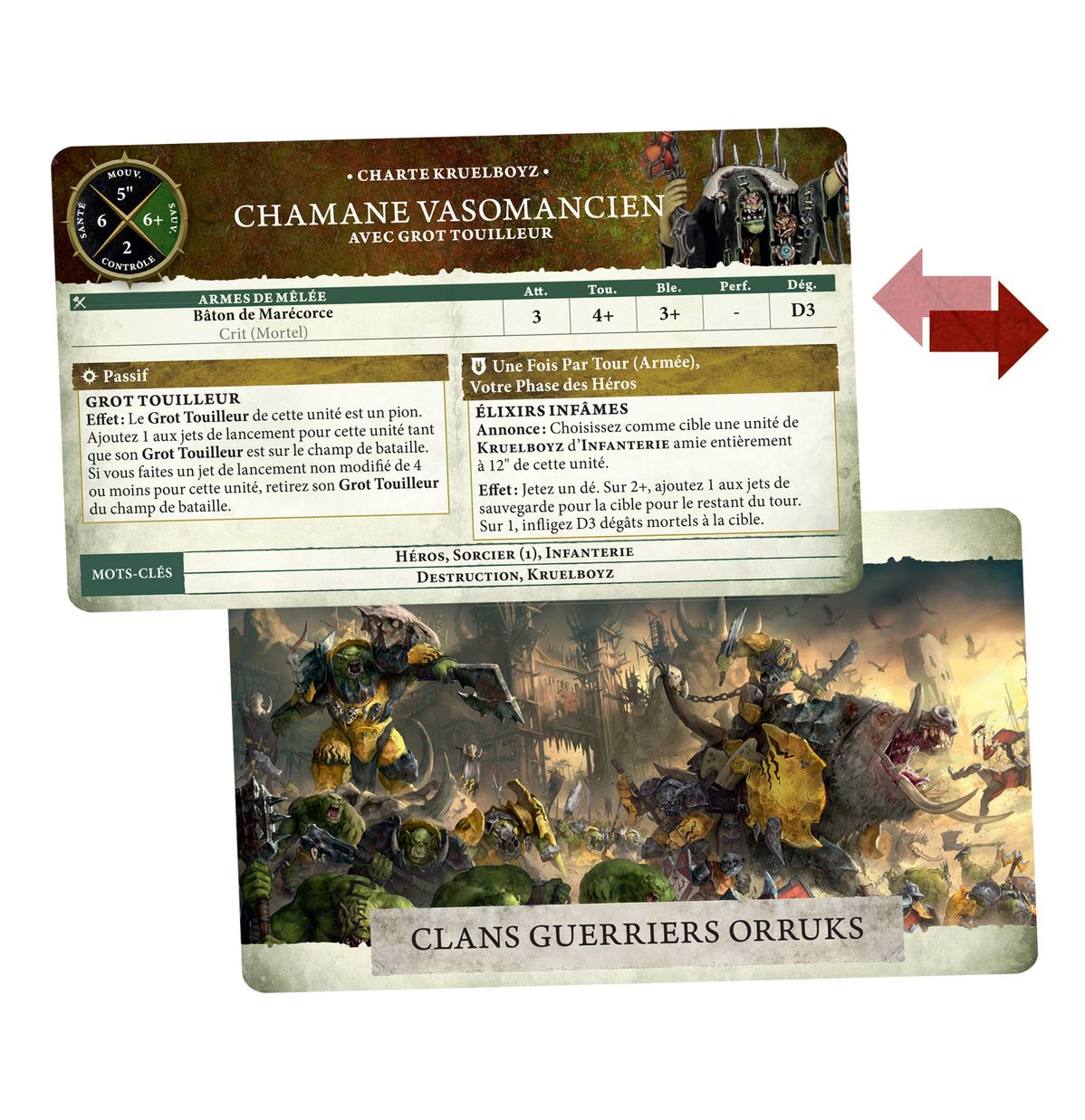 Cartes de Charte: Orruk Warclans - flash vidéo