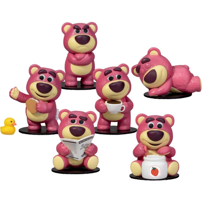 YuMe Hero Box Teddy Bear Series - Display de figurines Toy Story Lots-o'-Huggin' Bear Mini Figure (12 unités) - 2 PDQs