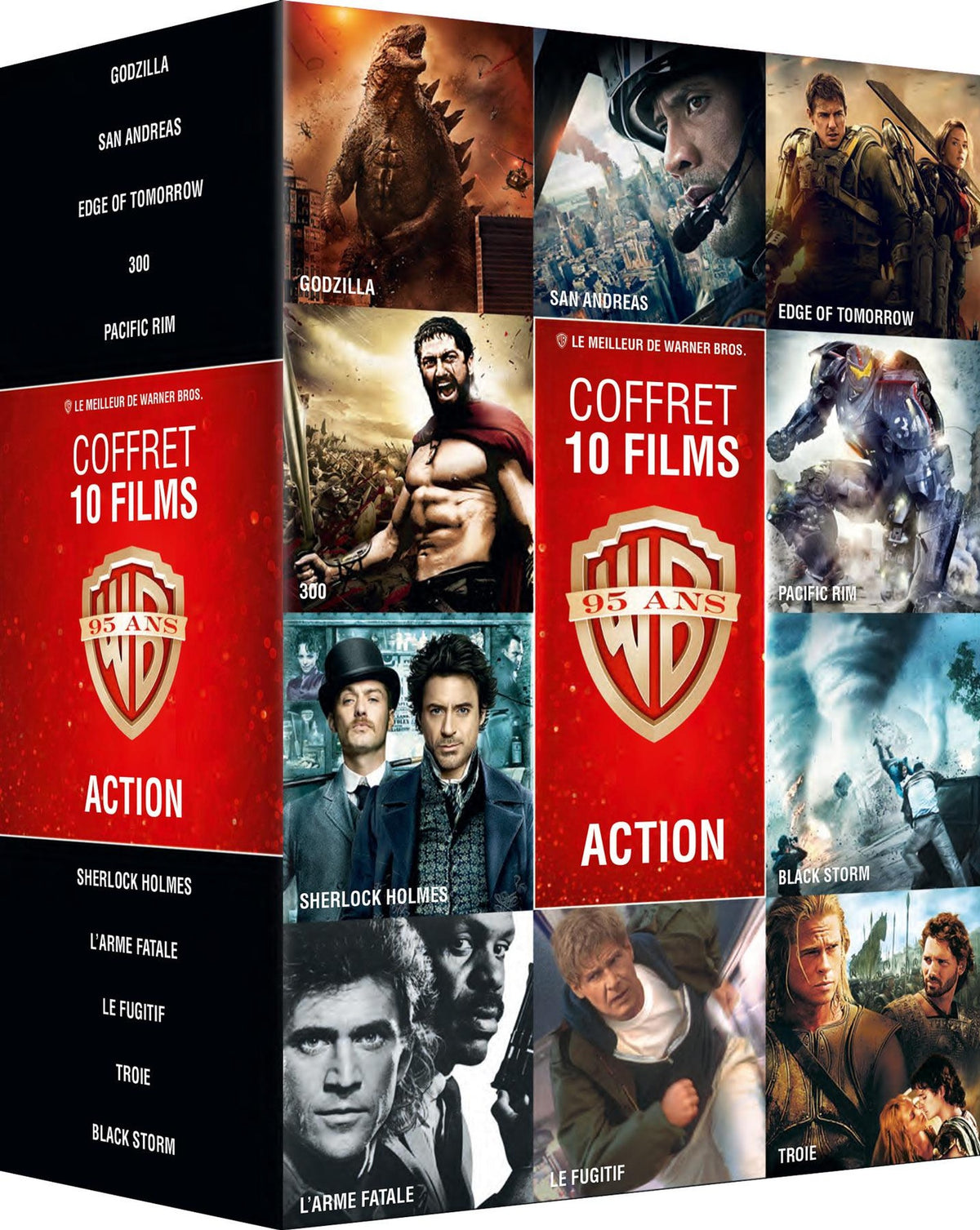 Collection de 10 films action Warner [DVD]