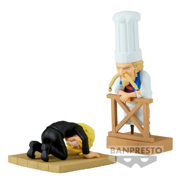 One Piece WCF - Log Stories - Sanji & Zeff II Statue 8cm - flash vidéo