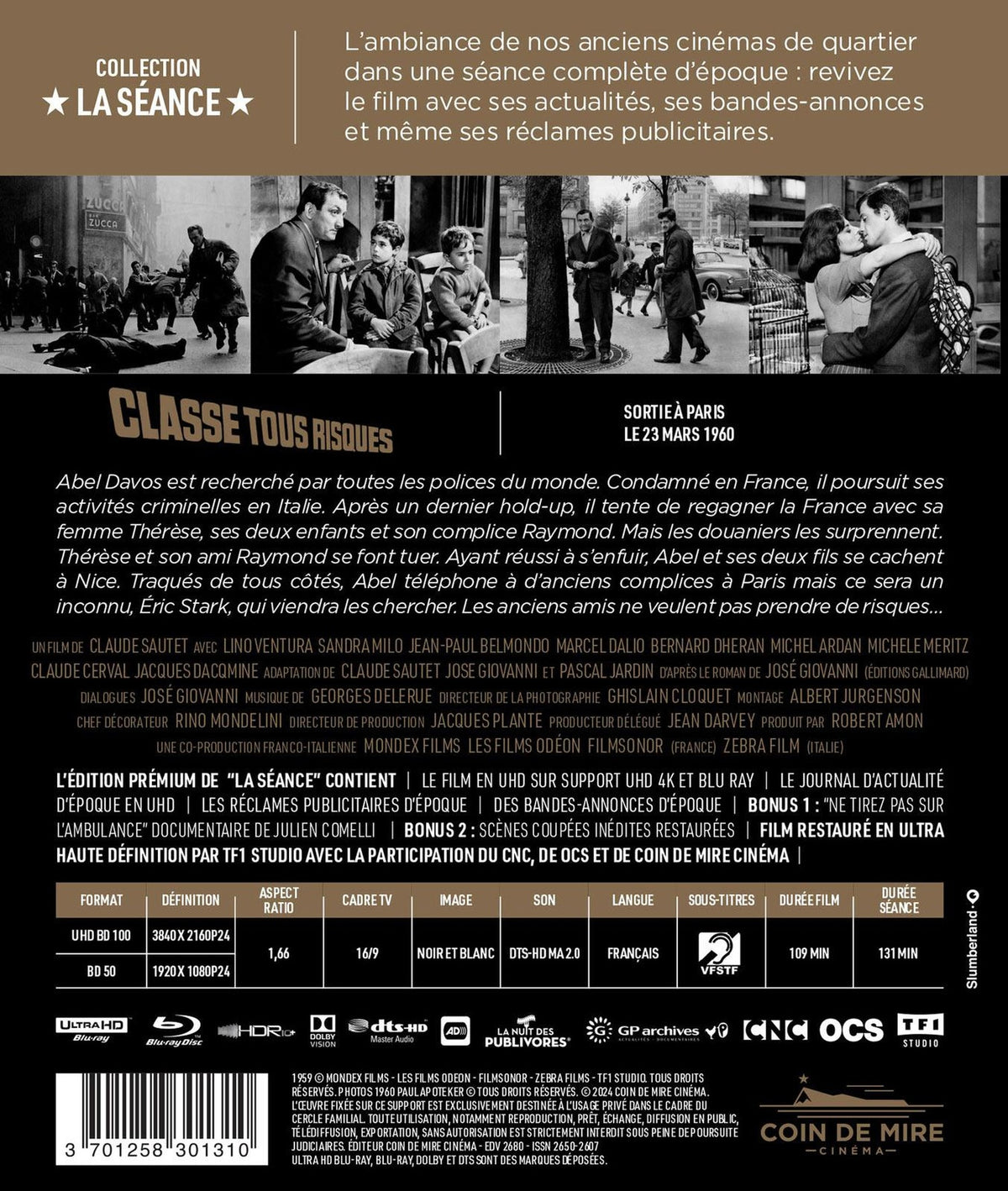 Classe tous risques [DVD]