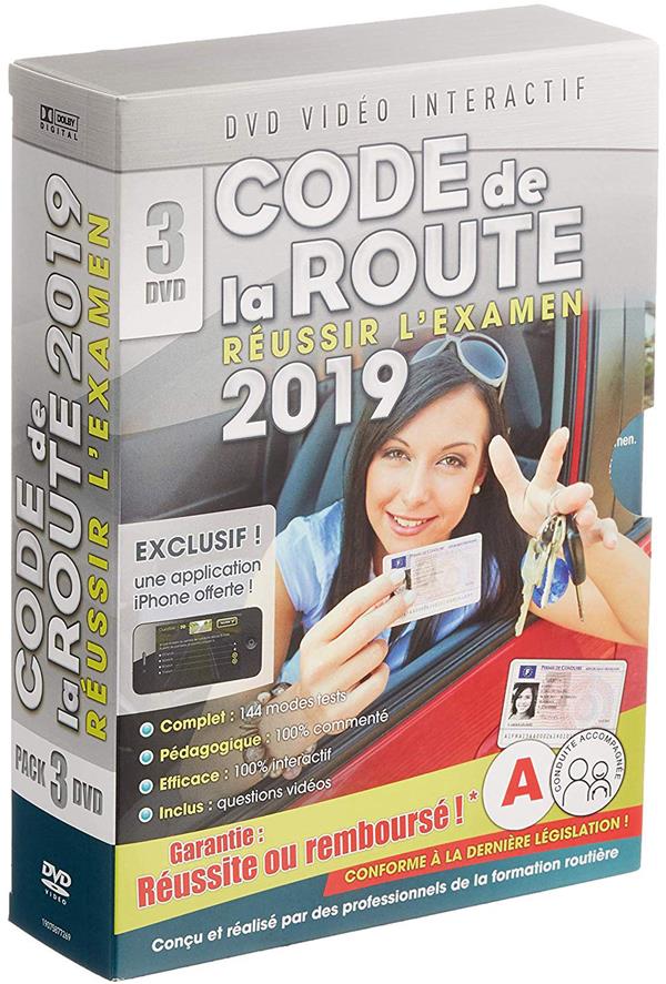 Code de la route 2019 - 3 DVD [DVD] - flash vidéo