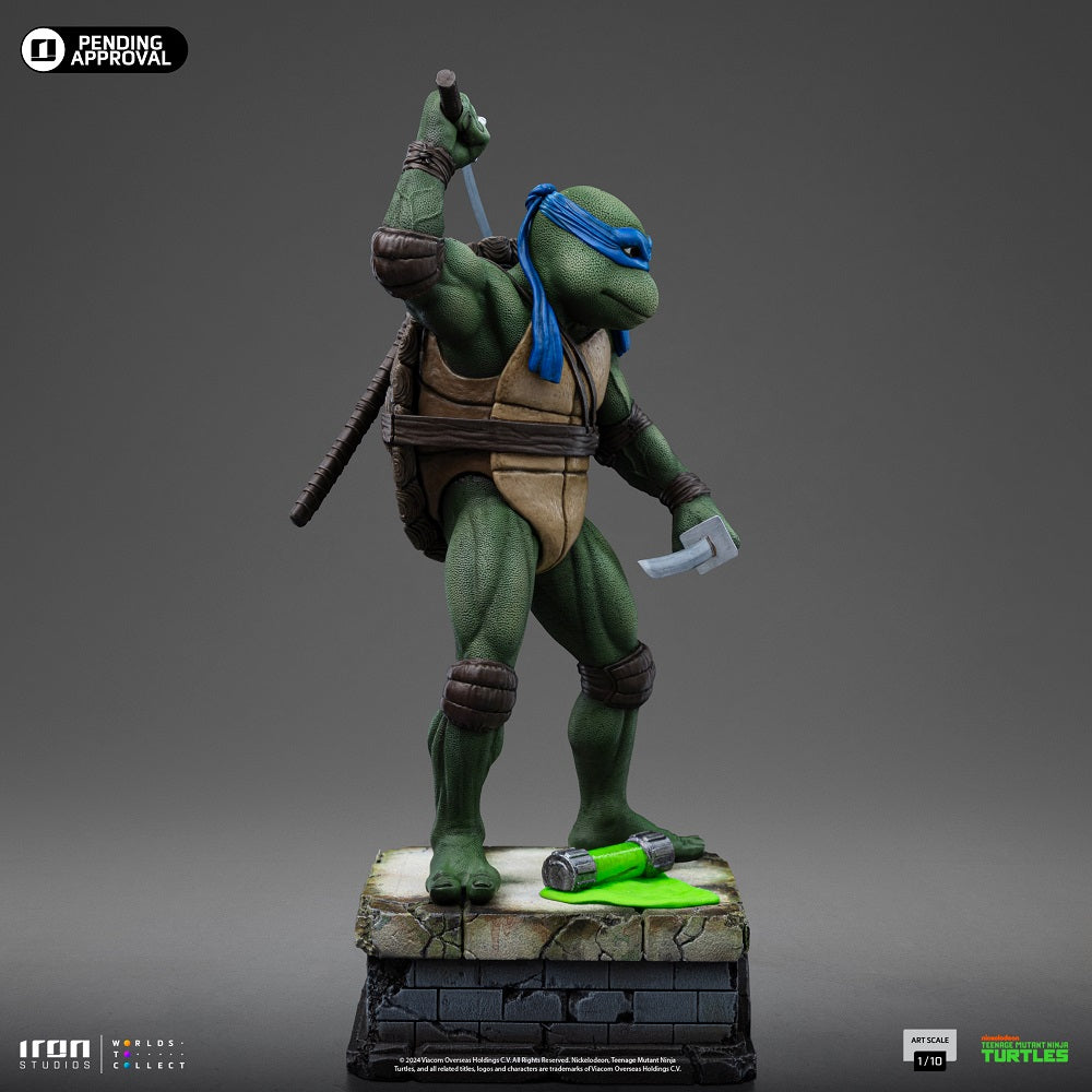Iron Studios - Art Scale 1/10 - Teenage Mutant Ninja Turtles - Leonardo Statue 21cm - flash vidéo