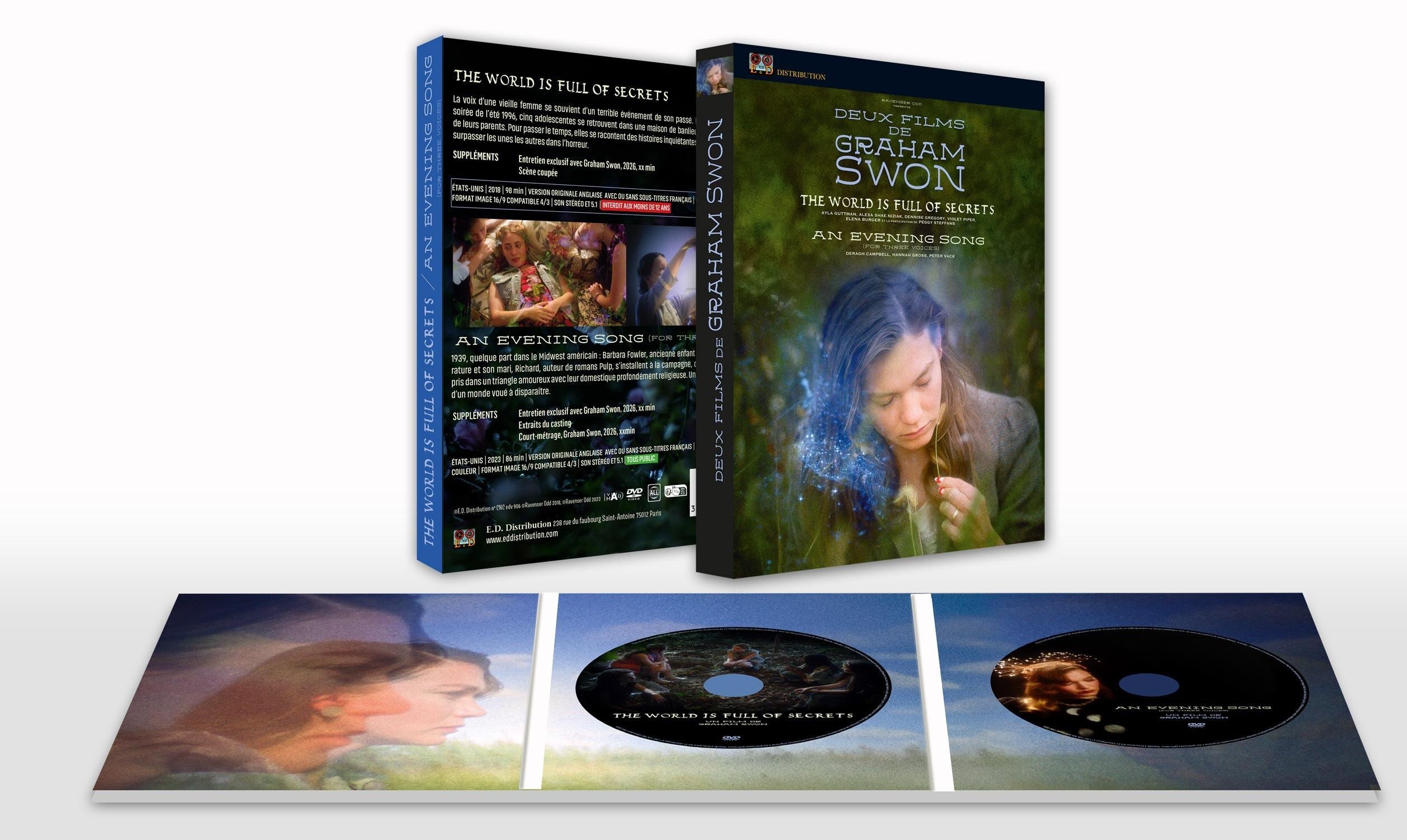 Deux films de Graham Swon : The World is Full of Secrets + An Evening Song (for Three Voices) [DVD]