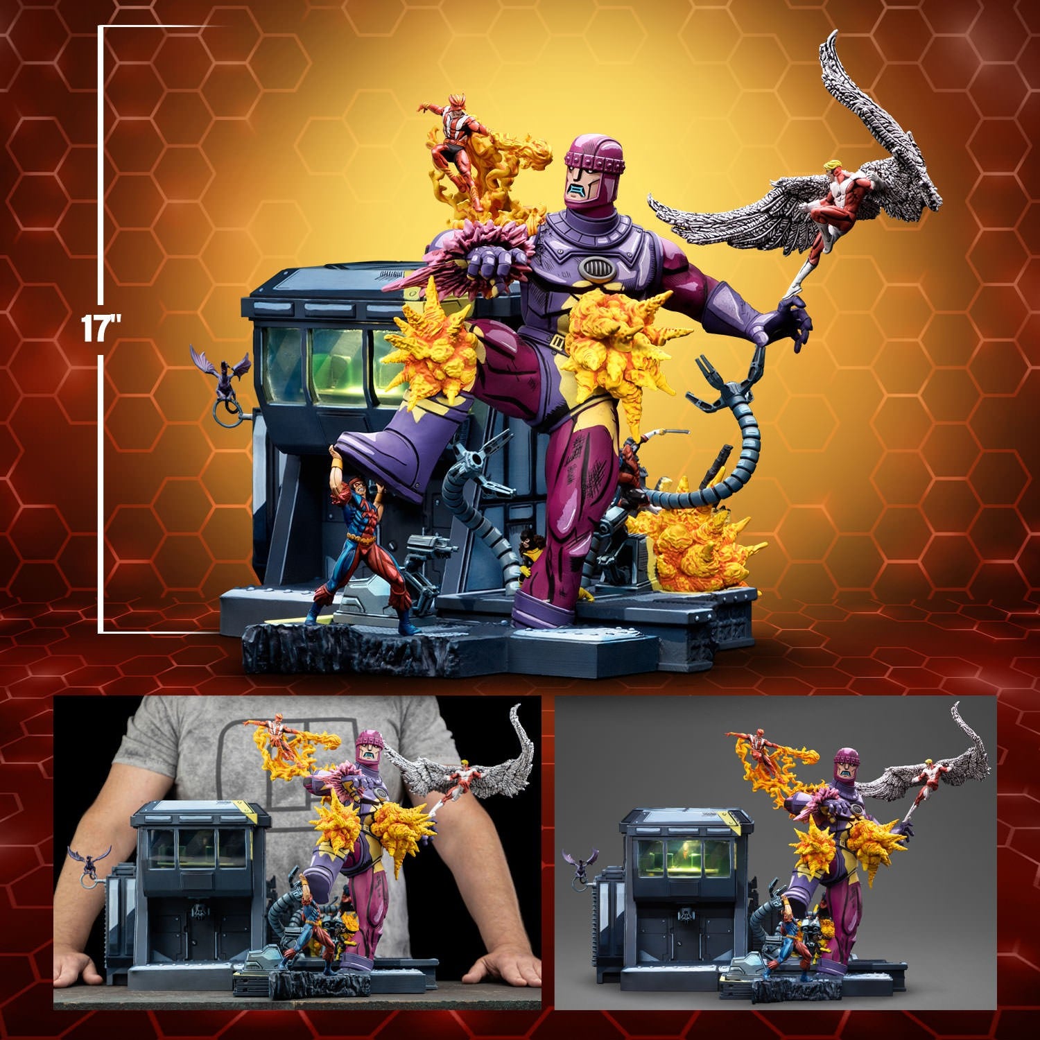 Iron Studios - Demi Art Scale 1/20 - Marvel - X-Men - Danger Room B (Comics Version) Statue 43cm