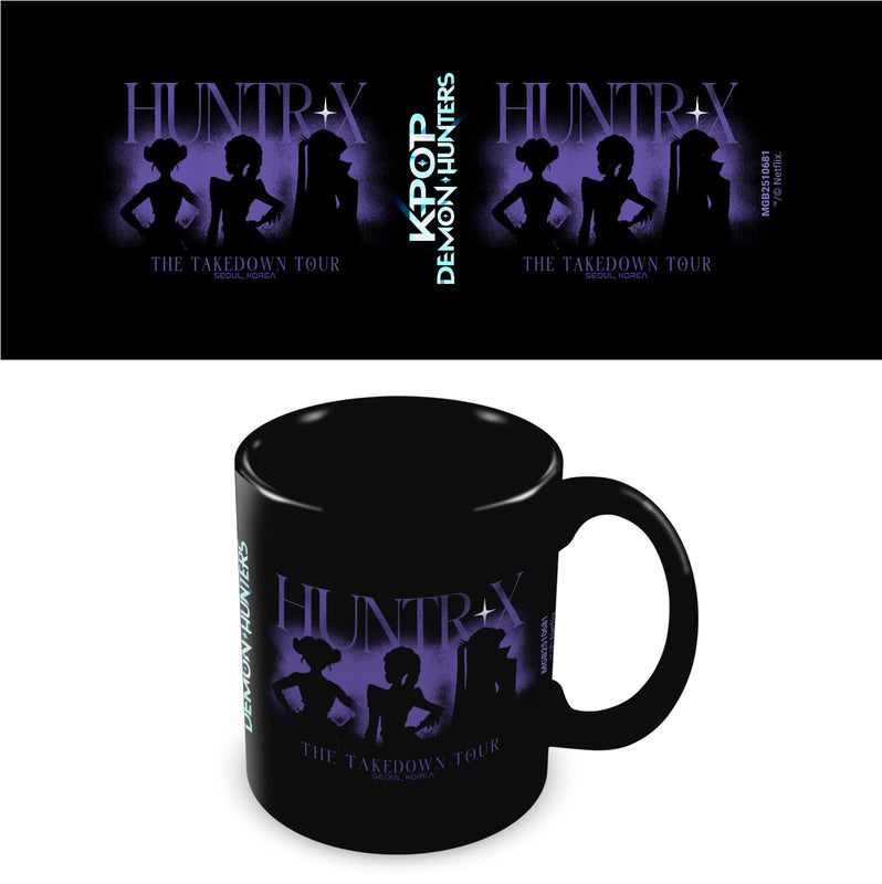KPop Demon Hunters - Mug noir Huntrix The Takedown Tour 325ml