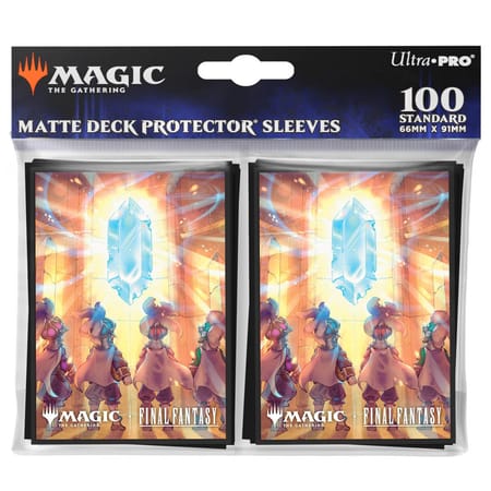 Ultra Pro - Magic: The Gathering - Universes Beyond: Final Fantasy - Sachet de 100 protèges cartes standard The Crystal's Chosen (63 x 89 mm)