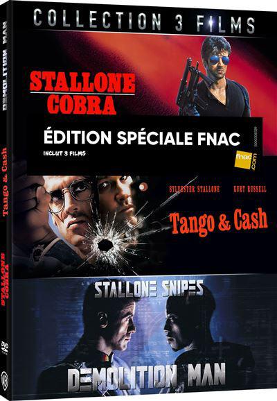 Sylvester Stallone - Collection 3 films : Cobra + Demolition Man + Tango & Cash [DVD]