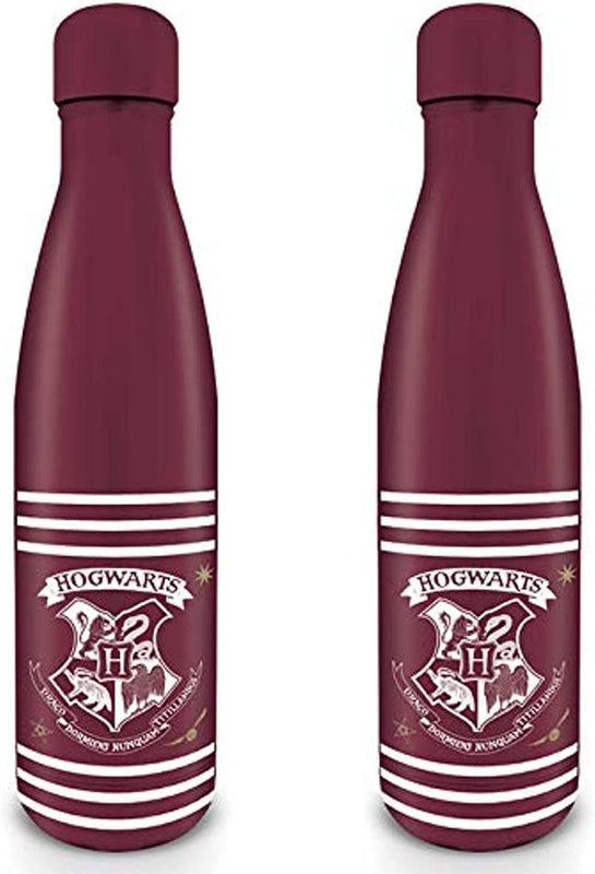 Harry Potter (écusson et rayures) Bouteille d'Eau en Métal 550 ml