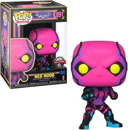 Funko Pop! Games: Gotham Knights - Red Hood (Blacklight) - Smartoys Exclusive - flash vidéo