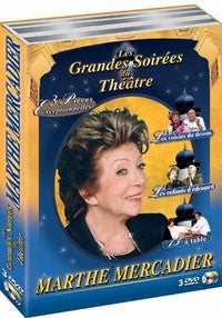 Les Grandes soirées du théâtre avec Marthe Mercadier - Coffret 3 DVD : Les voisins du dessus - Les enfants d'Edouard - 13 à table [DVD]