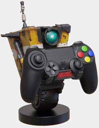 Cable Guys - Borderlands - Claptrap Support Chargeur pour Téléphone et Manette - flash vidéo