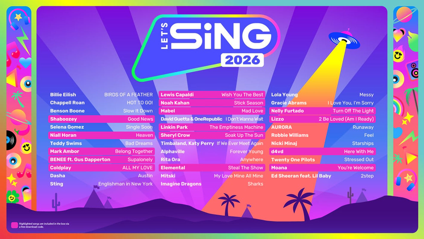 Let's Sing 2026 + 2 Microphones - International Edition