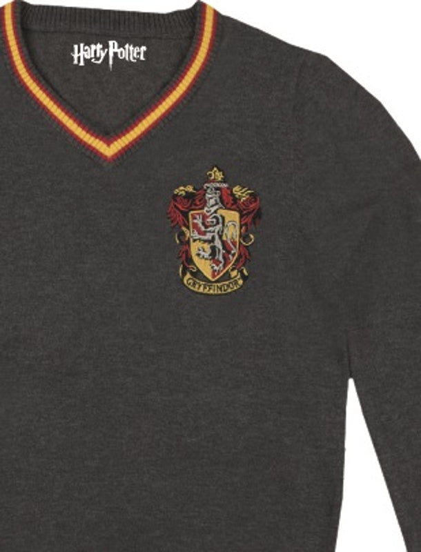 Harry Potter - Pull Anthracite Hommes Gryffondor - M