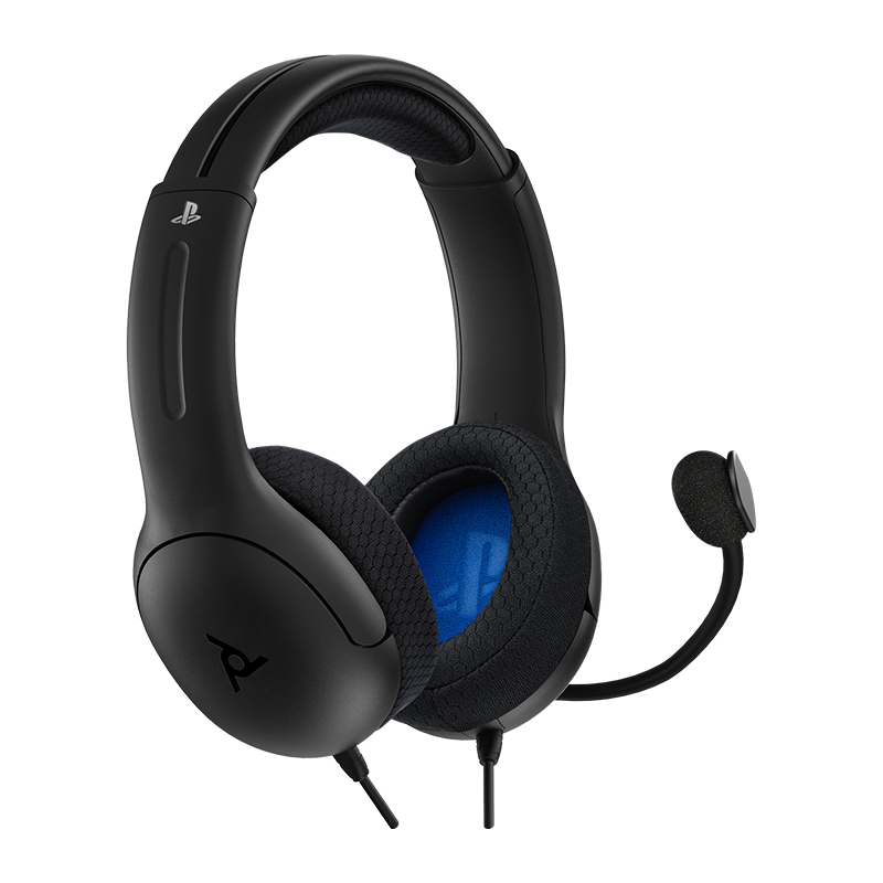 PDP - Casque de jeu stéréo filaire Airlite Noir pour PS5, PS4 et Windows 10/11