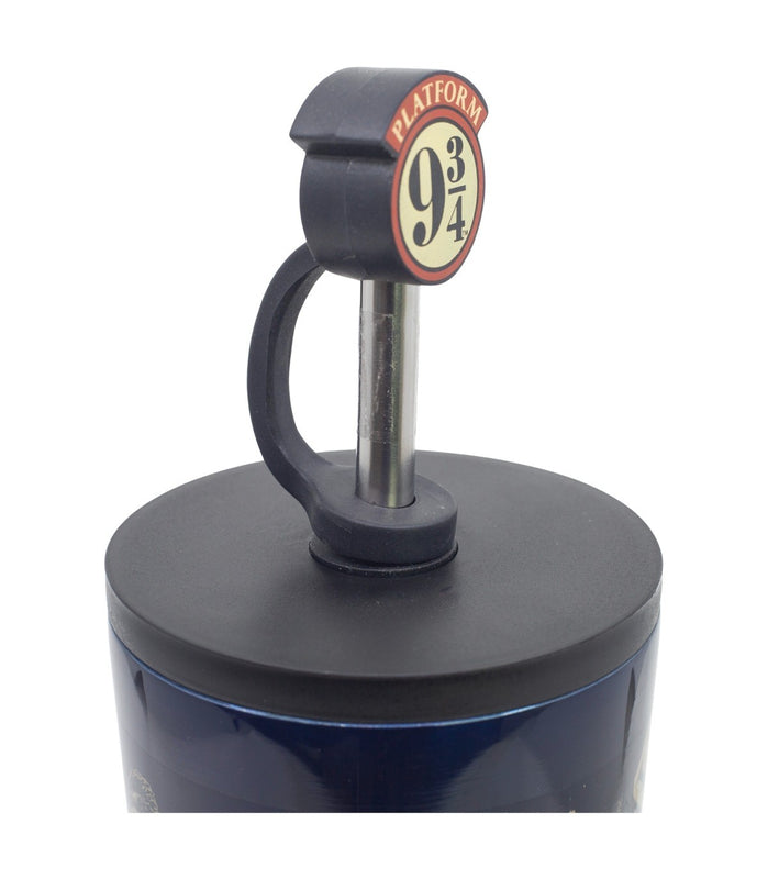 Stor - Harry Potter - Gobelet Isotherme en Acier Inoxydable avec Paille et couvercle 3D "Magic and Mayhem" 770ml