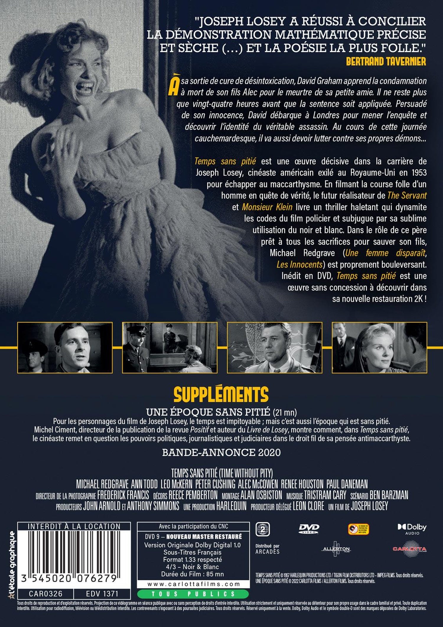 Temps sans pitié [DVD]