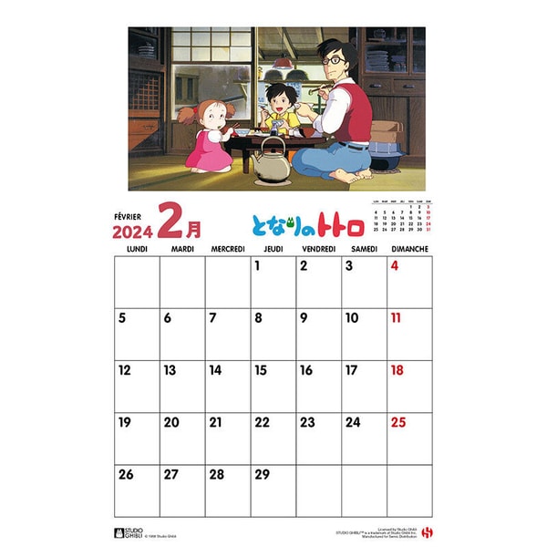 Ghibli - Mon Voisin Totoro - Calendrier Spécial Totoro 2024 - flash vidéo
