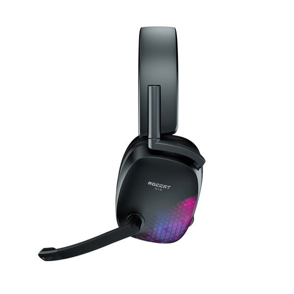 Roccat - Casque gaming RGB sans fil avec audio 3D et station Syn Max Air pour PC, PlayStation et Nintendo Switch - flash vidéo