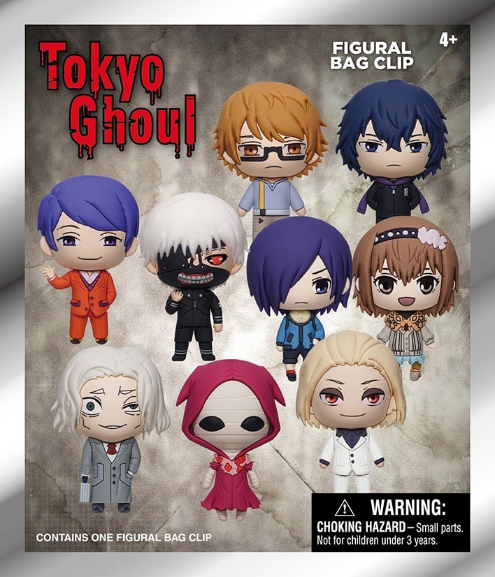 Tokyo Ghoul - Assortiment en blind box de figurines de sac de collection en mousse (Série 2) (24 pcs) - flash vidéo