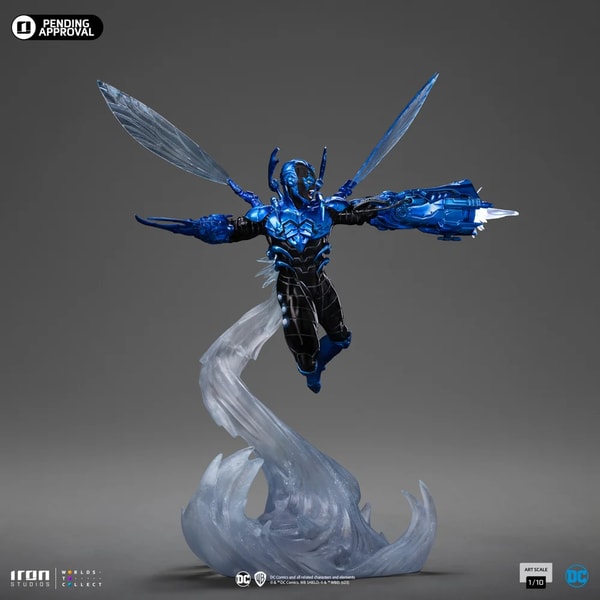 Iron Studios - Art Scale 1/10 - DC Comics - Blue Beetle Statue 33cm - flash vidéo