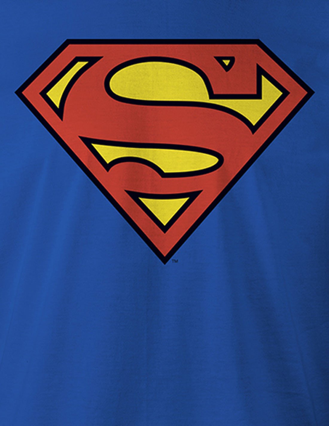 DC Comics - Superman Classic Logo Blue T-Shirt - M - flash vidéo