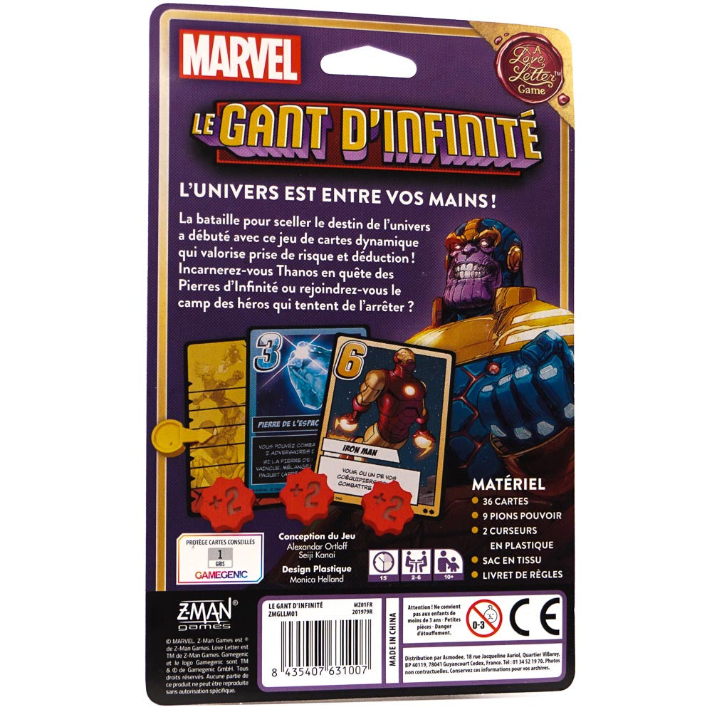 Marvel - Le Gant D'Infinité - Le Jeu de Plateau