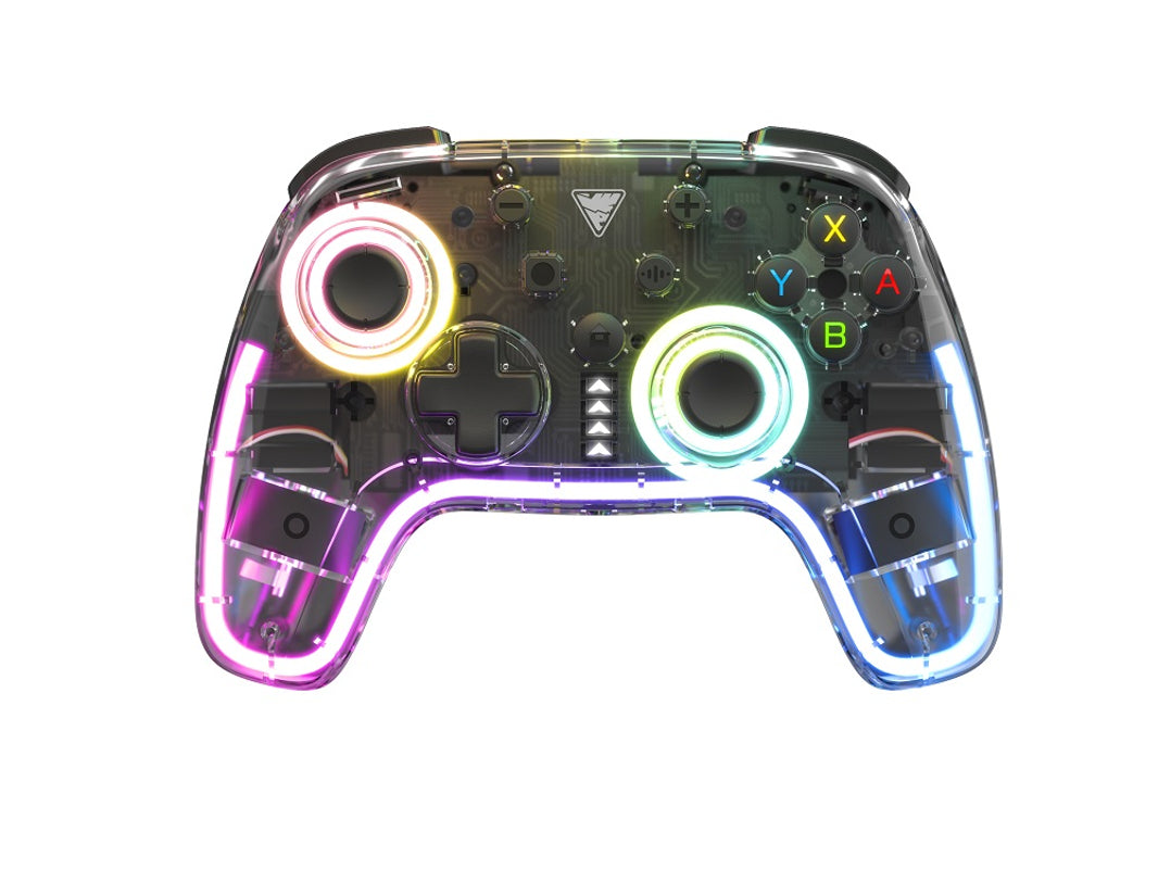 DragonShock - Manette sans fil RGB ORION GLOW+ pour Switch 2 et Switch OLED