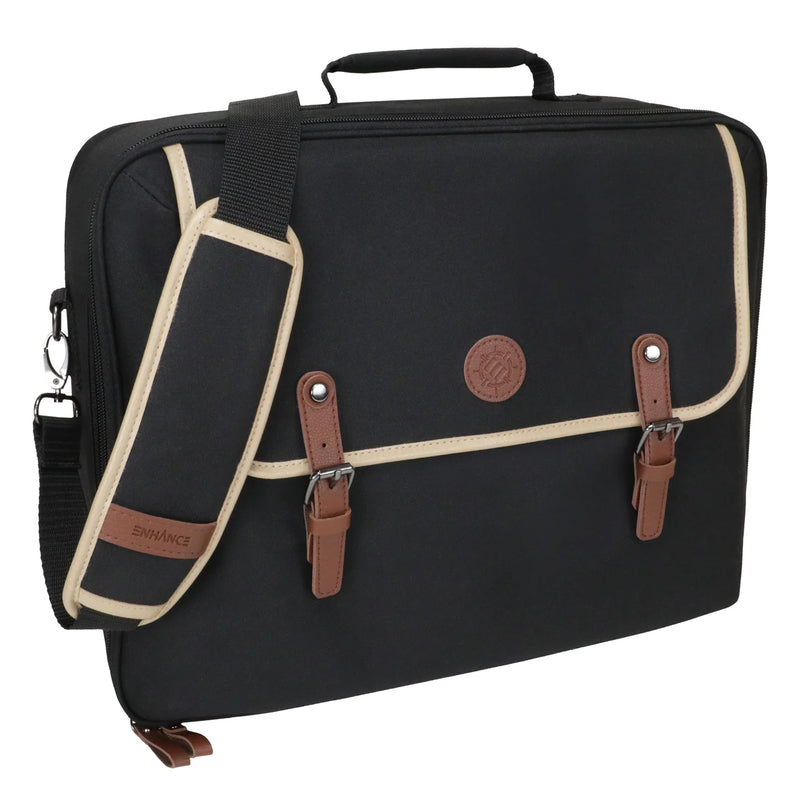 ENHANCE - Sac à bandoulière pour jeux de cartes à collectionner Édition Designer noire