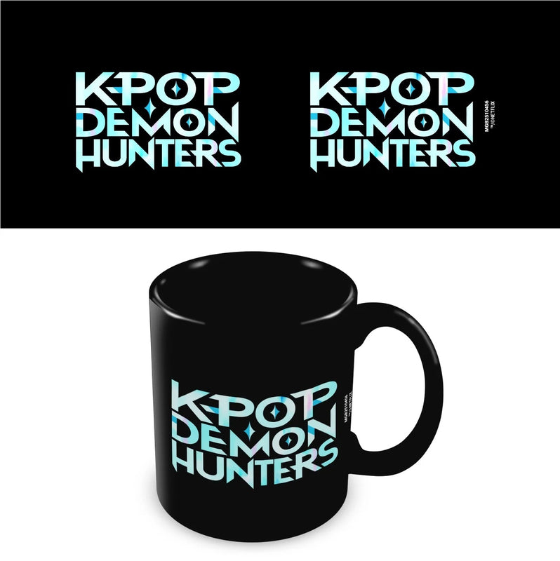 KPop Demon Hunters - Mug noir Logo de KPop Demon Hunters 325ml