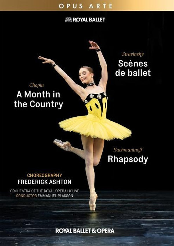 Frederick Ashton : Scènes de Ballet - A Month in the Country - Rhapsody [DVD]
