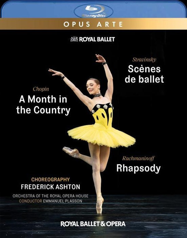 Frederick Ashton : Scènes de Ballet - A Month in the Country - Rhapsody [Blu-ray]