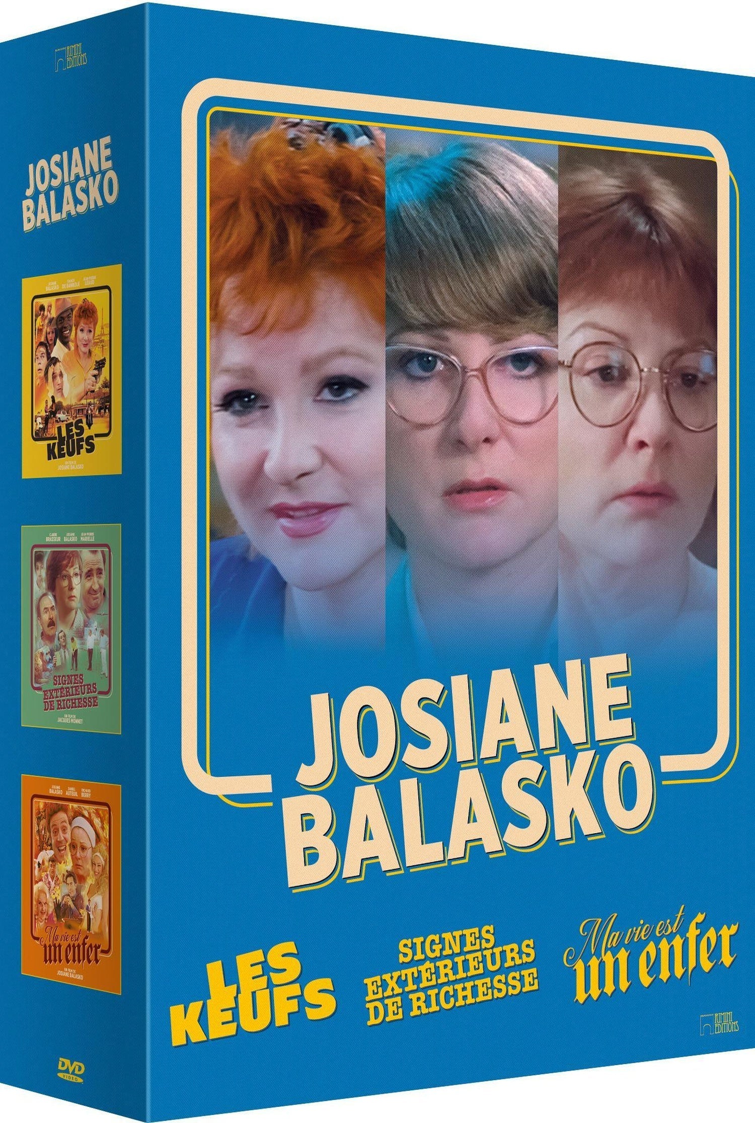 Josiane Balasko - Volume 2 - Coffret 3 films : Les Keufs + Signes extérieurs de richesse + Ma vie est un enfer [DVD]