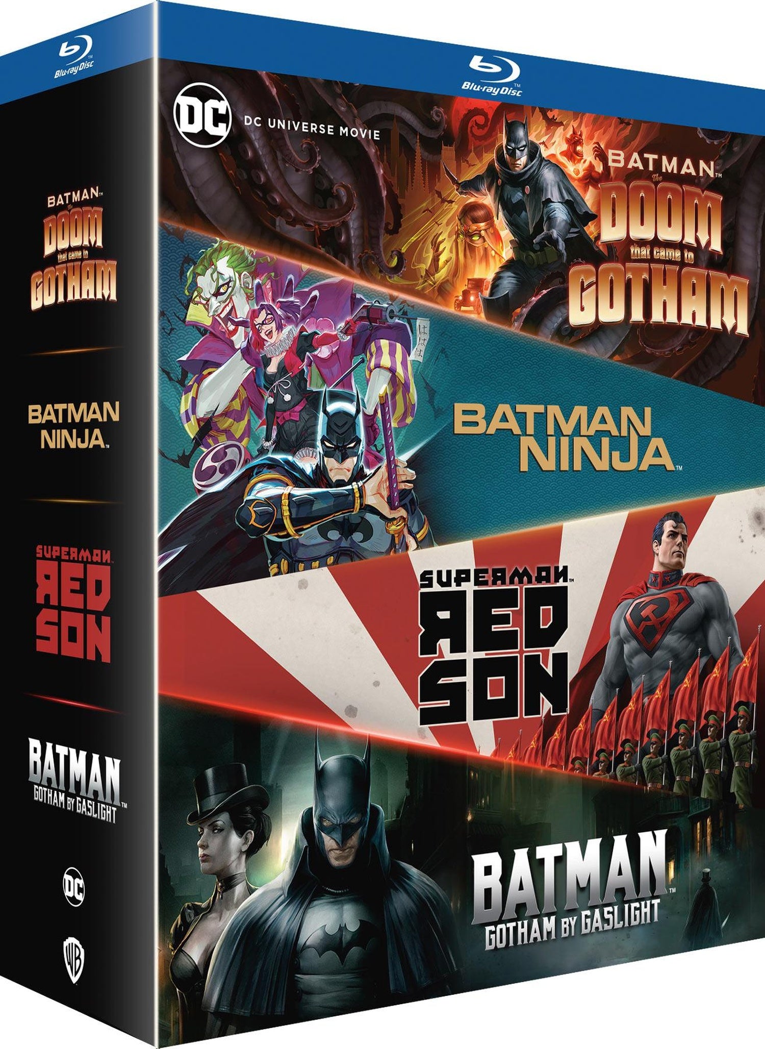 DC Elseworld - Coffret 4 films d'animation [Blu-ray]