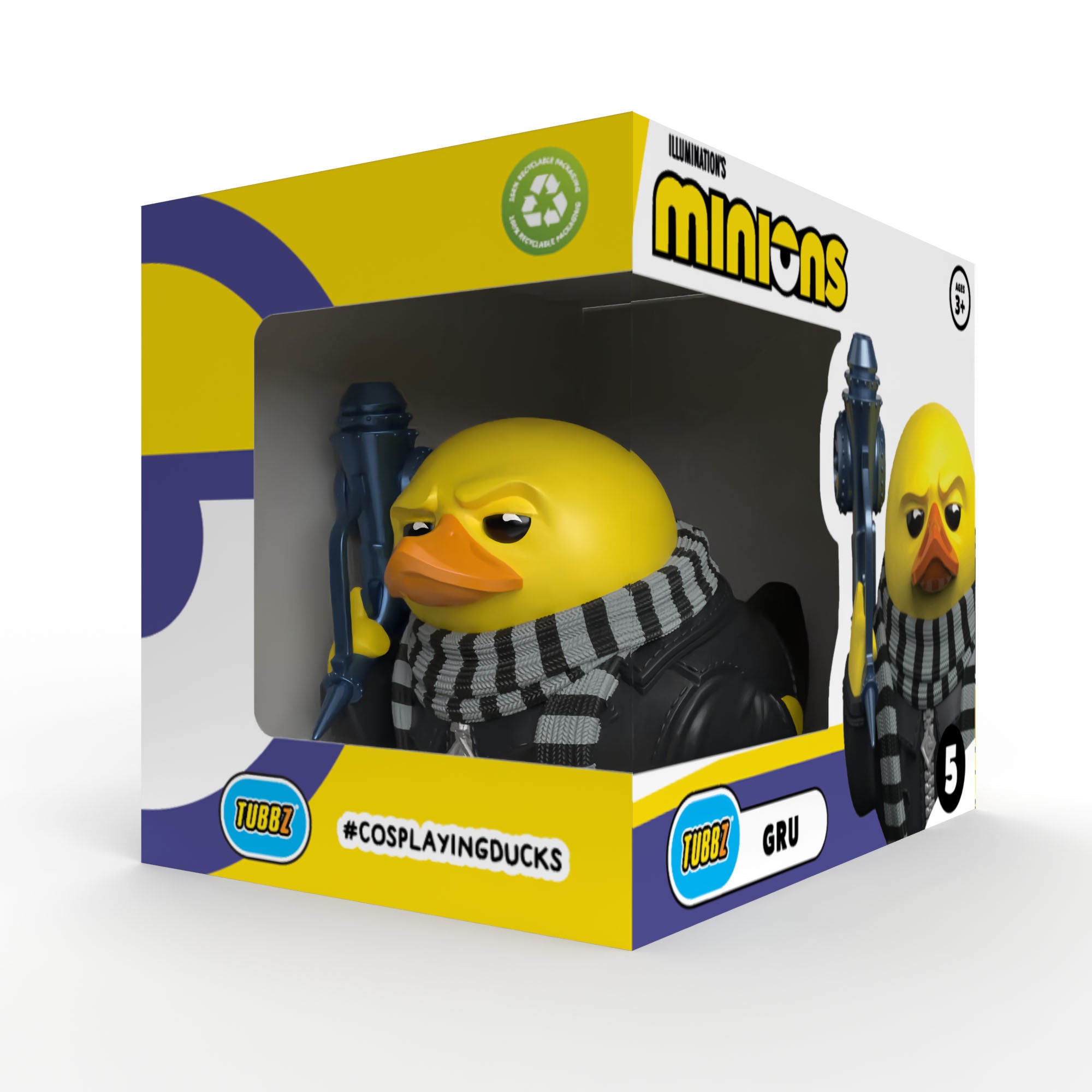 Numskull - Best of TUBBZ Boîte Canard de bain - Minions - Gru - 9cm