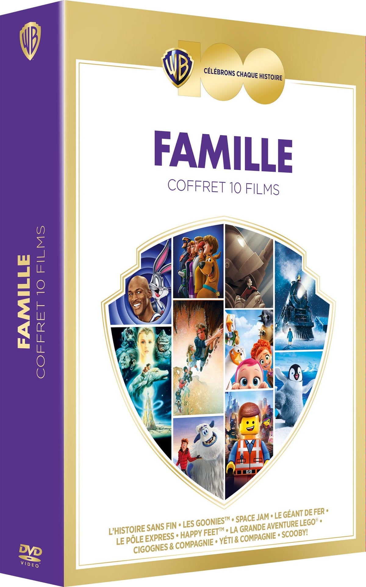 100 ans Warner - Coffret 10 films - Famille [DVD]