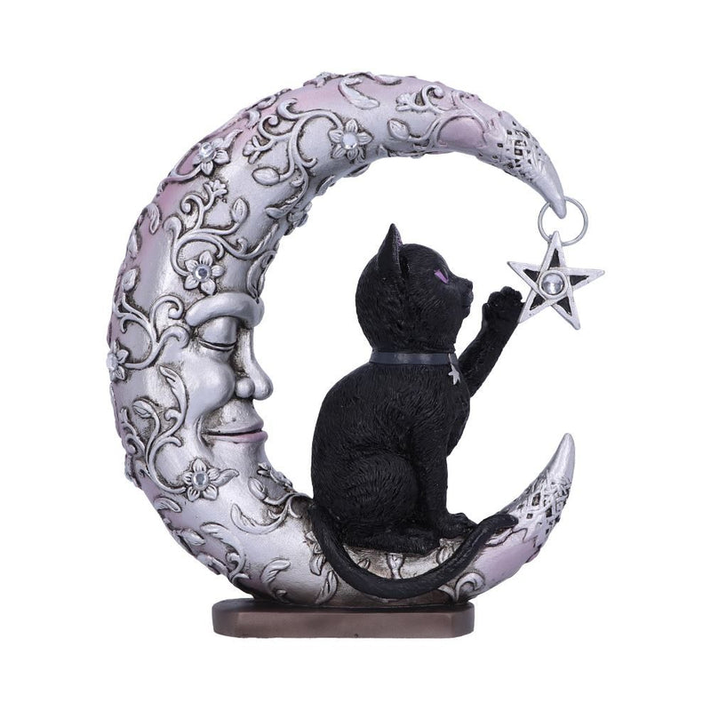 Figurine d'ornement Luna Compagnon de la lune et du chat 18.8cm