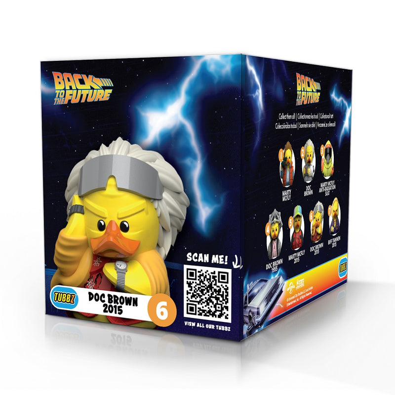 Numskull - Best of TUBBZ Boîte Canard de bain - Retour vers le Futur - Doc Brown 2015 - 9cm