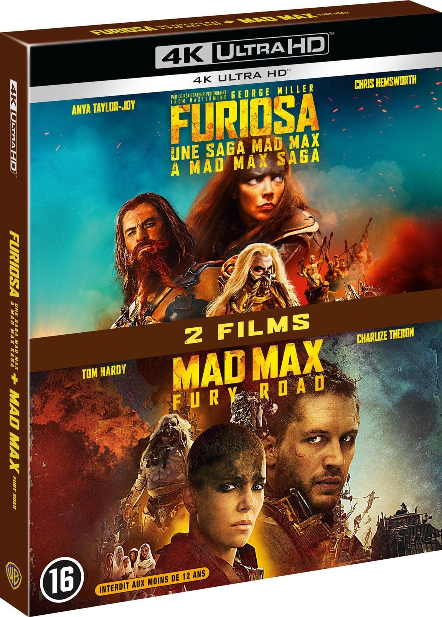 Mad Max : Fury Road + Furiosa : Une saga Mad Max [4K Ultra HD]