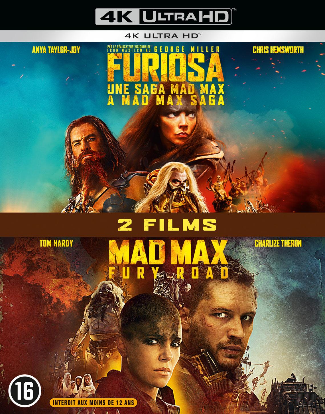 Mad Max : Fury Road + Furiosa : Une saga Mad Max [4K Ultra HD]