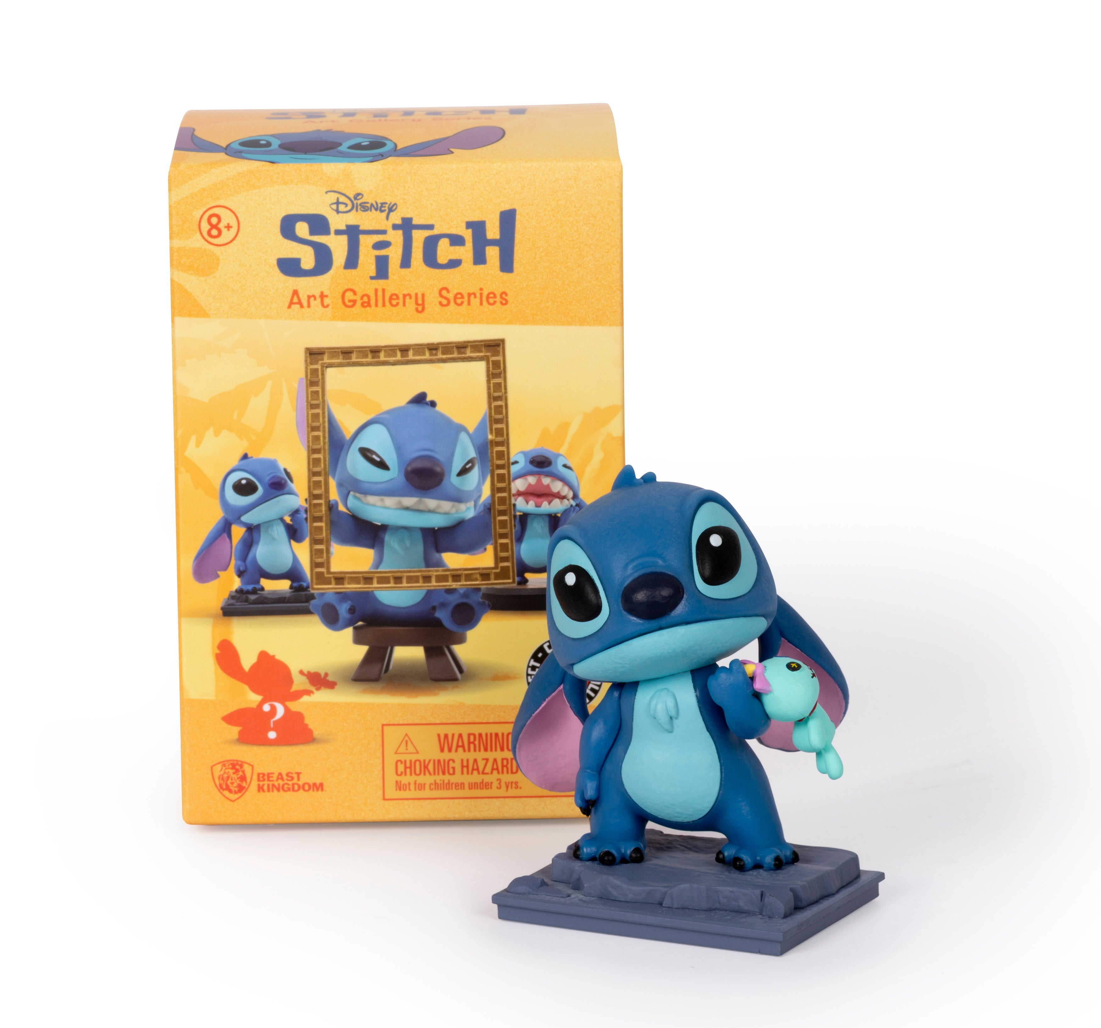 YuMe Hero Box Blind Box Art Gallery Series - Display de figurines Stitch (12 unités) - 2 PDQs