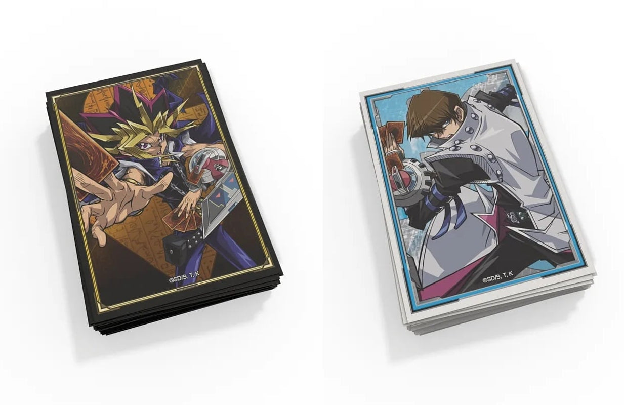 Yu-Gi-Oh! JCC - Pack de protège-cartes Yugi & Kaiba Quarter Century (100 pochettes)