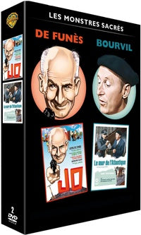 Monstres sacrés - Coffret De Funès / Bourvil - Jo + Le mur de l'Atlantique [DVD]