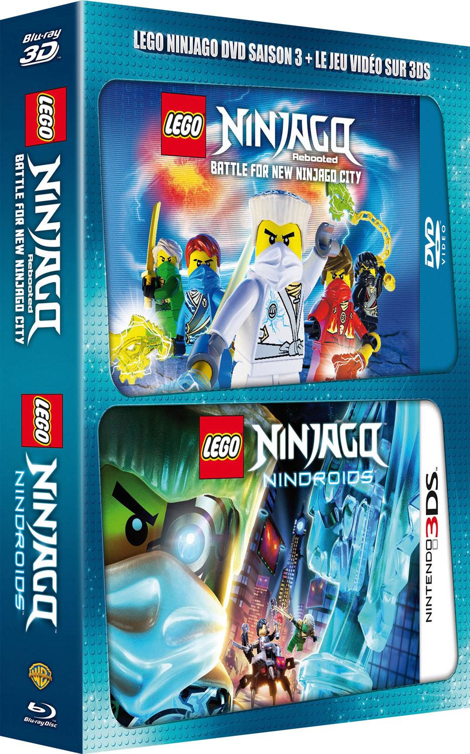 LEGO Ninjago, Les maîtres du Spinjitzu - Saison 3 - Réinitialisé : la bataille pour Ninjago City [DVD]