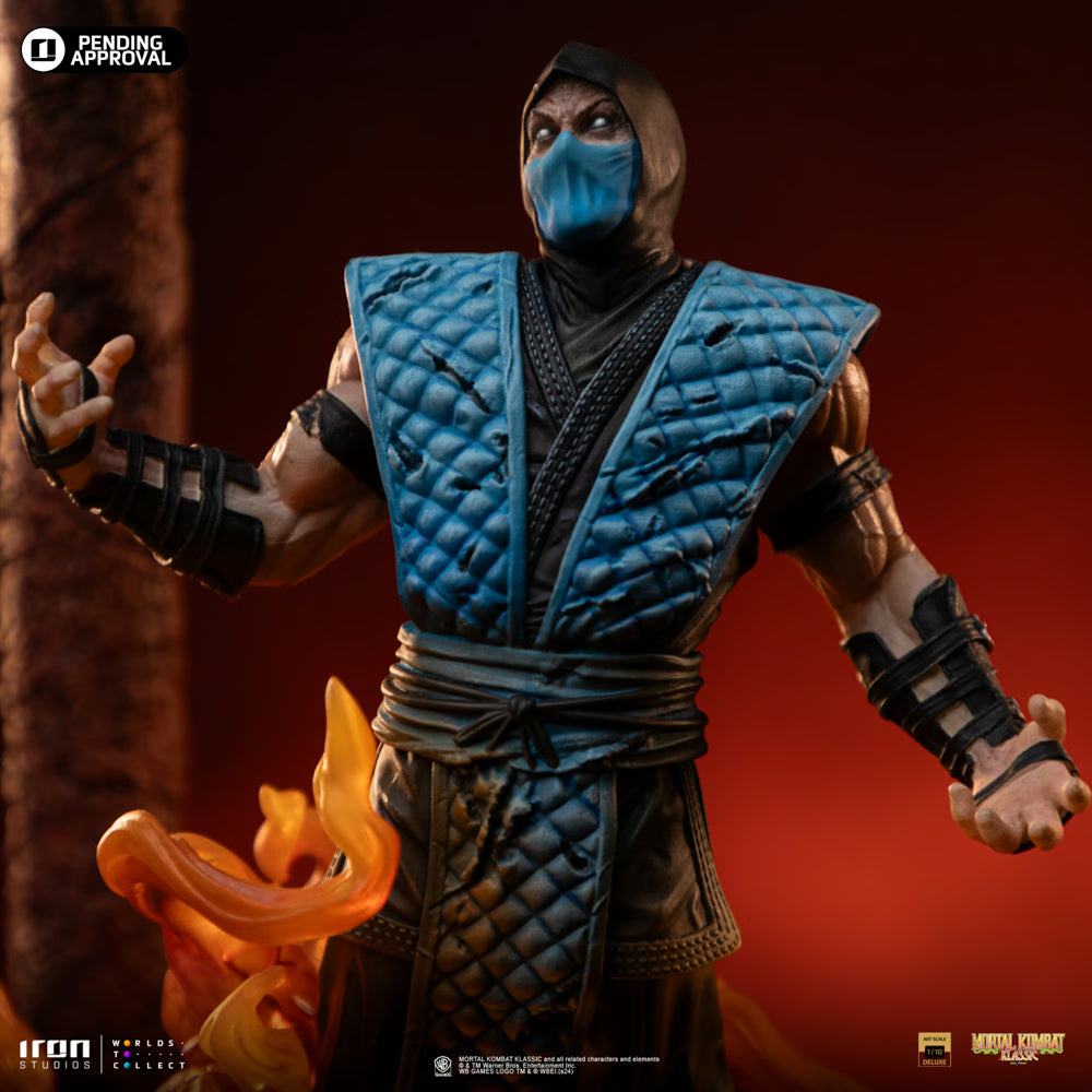 Iron Studios - Deluxe Art Scale 1/10 - Mortal Kombat - Fatality Scorpion vs Sub-Zero Statue 27cm - flash vidéo