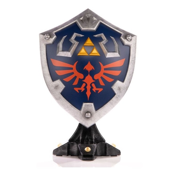 First 4 Figures - The Legend of Zelda : Breath of the Wild - Bouclier Hylien Statue Edition Standard 29cm - flash vidéo